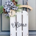 Sleigh Door Hanger @ Mackinaw Winery