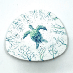Watercolor Sea Turtle Plate